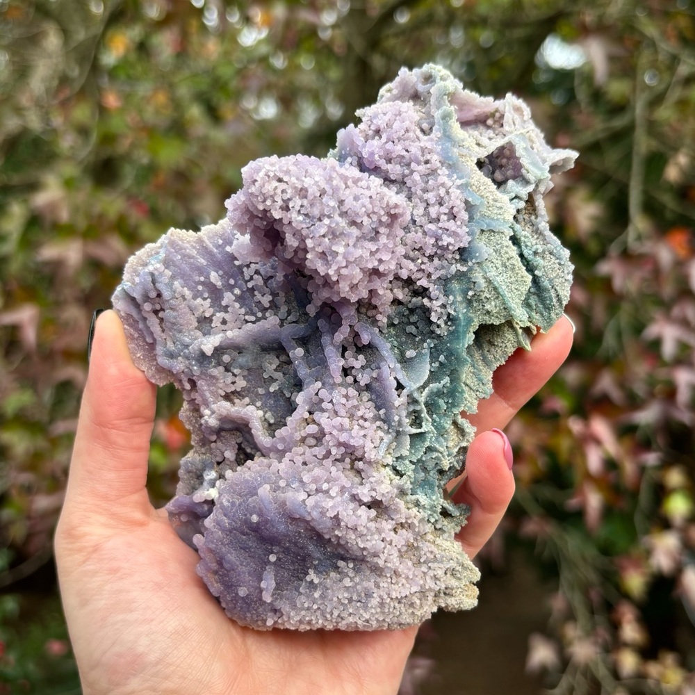 Large Sparkly Grape Agate Specimen